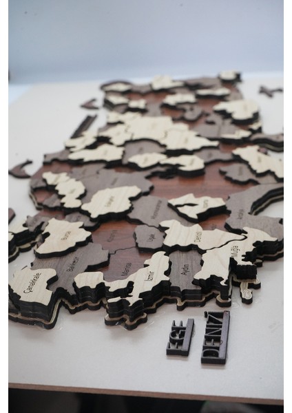 3 Boyutlu Tablo Ahşap Mdf Dekoratif Detaylı Türkiye Haritası – Duvar Dekoru Ev Mobilya modelleri