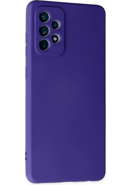 Samsung Galaxy A32 Kılıf Nano Içi Kadife Silikon - Mor fiyatları