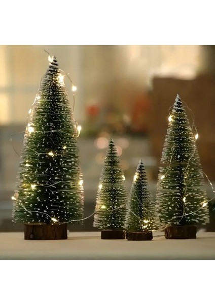 Pilli Peri LED Aydınlatma 5 Metre, Kahverengi, Şık ve Işıl Işıl Dekorasyon