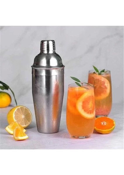 Paslanmaz Çelik Kokteyl ve Meyve Suyu Karıştırıcı, 750 ml