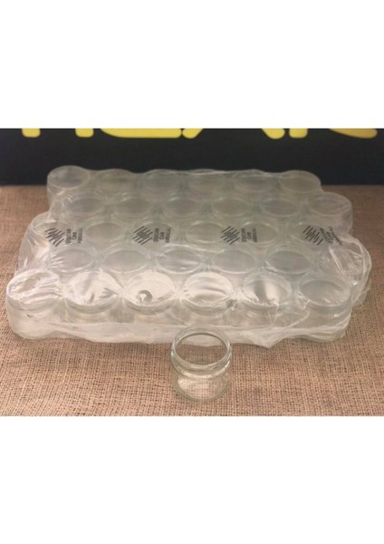 30 Adet Turuncu Kapaksız Cam Kavanoz 300 Cc, Şık ve Kullanışlı Saklama Çözümü fiyatları