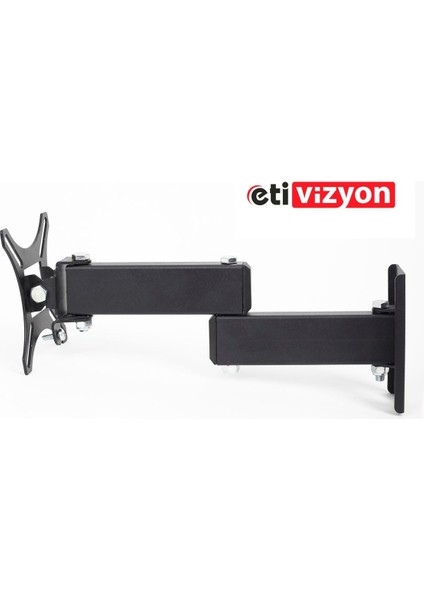 Hareketli Iki Kollu Tv Askı Aparatı 17-27" Siyah, Dayanıklı ve Kullanışlı Tasarım modelleri