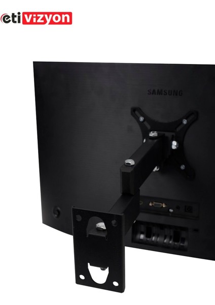 Hareketli Iki Kollu Tv Askı Aparatı 17-27" Siyah, Dayanıklı ve Kullanışlı Tasarım indirimleri