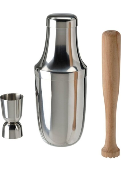 Şık ve Kullanışlı Kokteyl Hazırlama Seti, Bar Baston ve Shaker ile Evinize Renk Katar