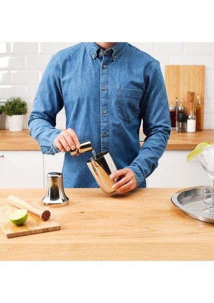 Şık ve Kullanışlı Kokteyl Hazırlama Seti, Bar Baston ve Shaker ile Evinize Renk Katar indirimleri