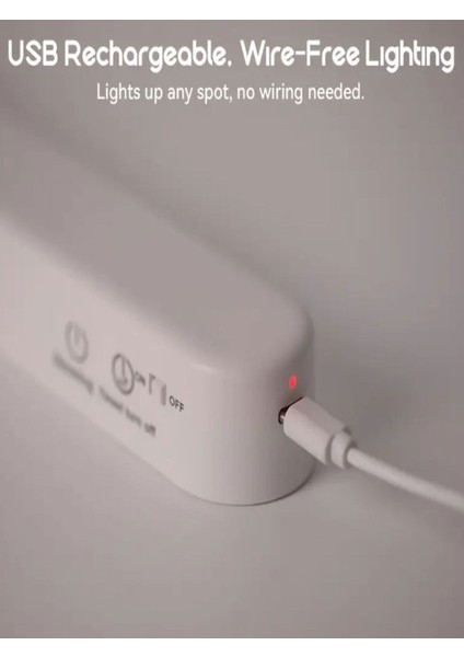 Taşınabilir Kablosuz Dokunmatik Manyetik LED Gece Lambası, Uzaktan Kumandalı, Beyaz fırsatları