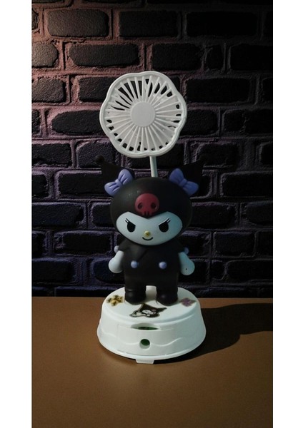 Kuromi Temalı Masa Üstü Vantilatör Siyah, Şık ve Kullanışlı Hediye Seçeneği modelleri