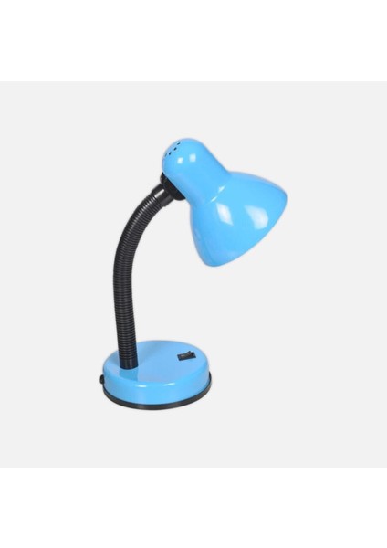 Mavi Masa Lambası, LED Ampullü, Şık ve Modern Dekorasyon Parçası