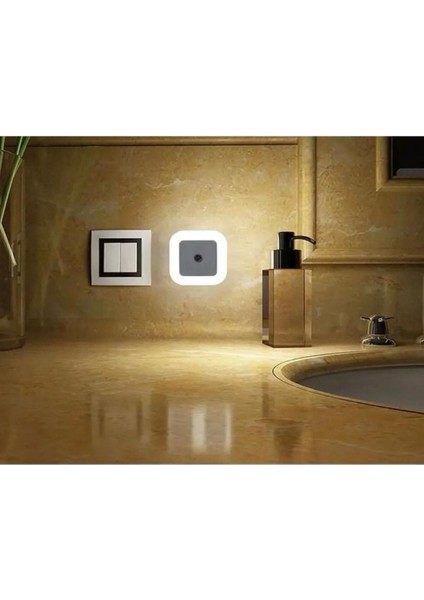 Sensörlü Mini LED Gece Lambası, Beyaz, Ortamı Aydınlatan Kompakt Tasarım fiyatları