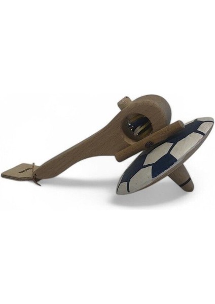 Mavi Ahşap Topaç Fırtına Topu, Eğlenceli ve Renkli Oyuncak fiyatları