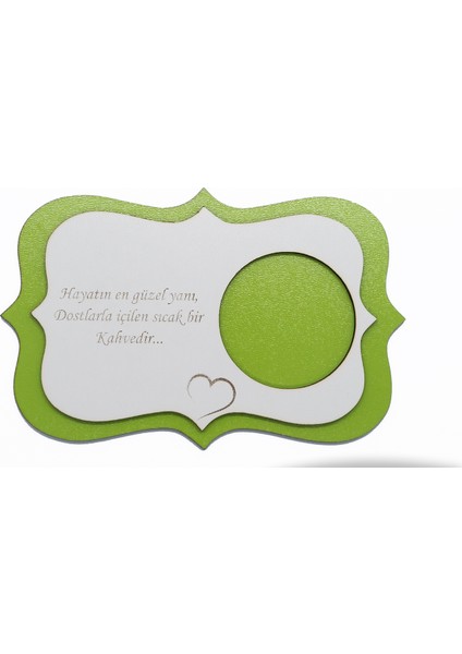 Ahşap – Mdf Lazer Kesim Renkli – Beyaz 6’lı Kahve Fincan Atlığı, Bardak Altlığı, Sunum indirimleri