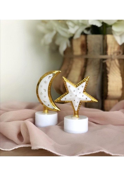 Mini Ay ve Yıldız Gece Lambası, Şık ve Sıcak Atmosfer Yaratır fiyatları