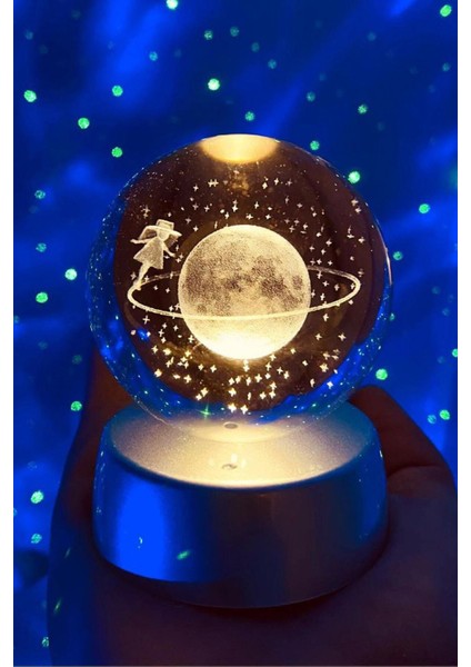 3D Samanyolu Temalı Işıklı Cam Küre ile Göz Alıcı Dekorasyon modelleri