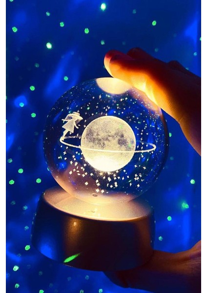 3D Samanyolu Temalı Işıklı Cam Küre ile Göz Alıcı Dekorasyon fırsatları