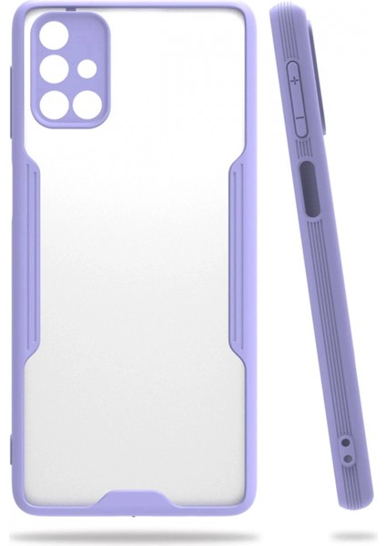 Samsung Galaxy M31S Kılıf Platin Silikon - Lila
