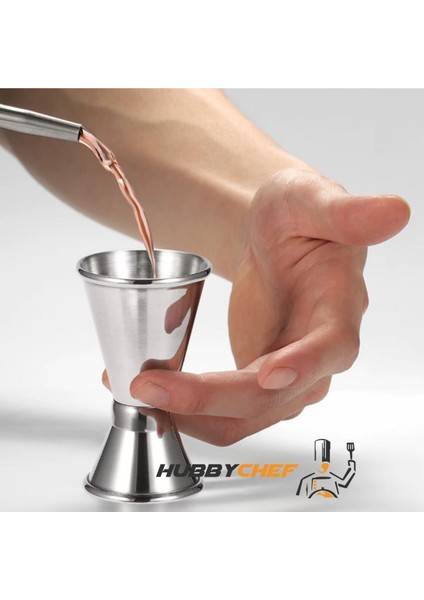 Çelik Kokteyl Ölçeği 2/4 Cl, Şık ve Kullanışlı Bar Ölçekli Set fiyatları