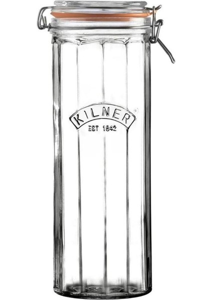 Turuncu Klipsli Vintage 2.2 Litre Kavanoz, Şık ve Dayanıklı Saklama Kabı modelleri