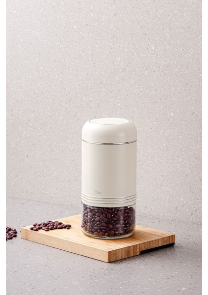 Şık 900 ml Ekru Saklama Kavanozu, Mutfak Düzeni ve Tazelik Için Ideal Seçim