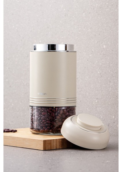 Şık 900 ml Ekru Saklama Kavanozu, Mutfak Düzeni ve Tazelik Için Ideal Seçim modelleri