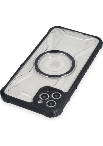 iPhone 11 Pro Kılıf Prag Magneticsafe Kapak - Siyah modelleri