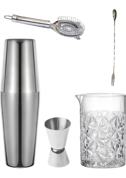 Profesyonel Kokteyl Bar Seti, Şık ve Kullanışlı, Ev ve Bar Kullanımı Için Ideal