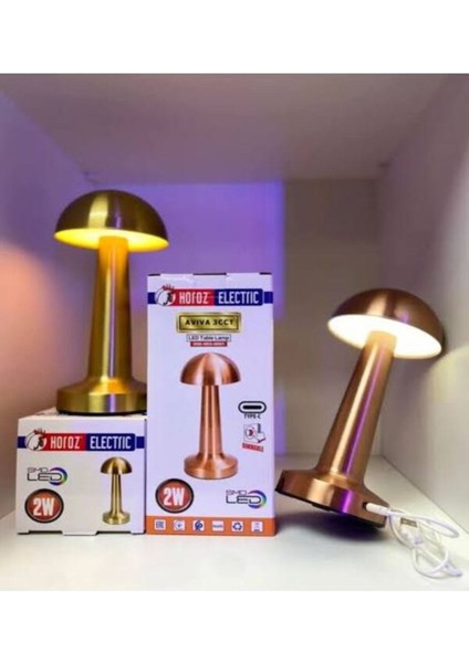 Mantar LED Dokunmatik Şarjlı Lamba, Şık ve Pratik Ev Dekoru Için Ideal Seçenek fiyatları