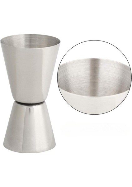 Paslanmaz Çelik Kokteyl Ölçeği 25/50 Ml, Içecek Hazırlama Jigger, Bar Malzemesi