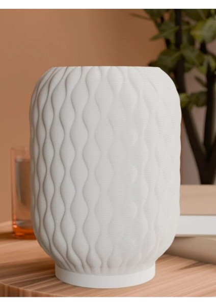 Beyaz Dekoratif Masa Lambası, Şık ve Sıcak Aydınlatma Için Ideal Seçim