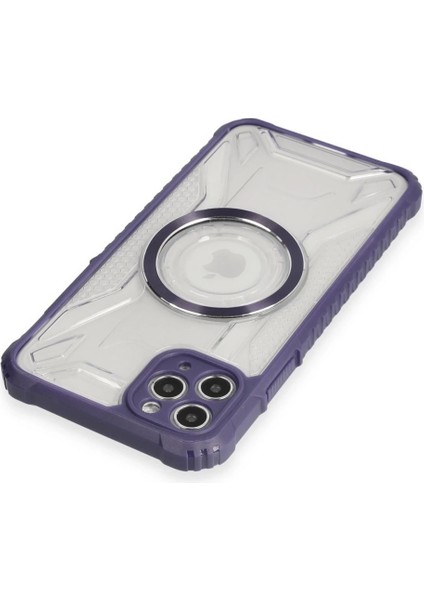 iPhone 11 Pro Kılıf Prag Magneticsafe Kapak - Derin Mor modelleri