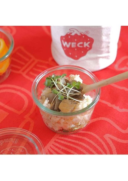 6'lı 370 ml Cam Saklama Kavanoz Seti, Şık ve Kullanışlı Mutfak Gereci