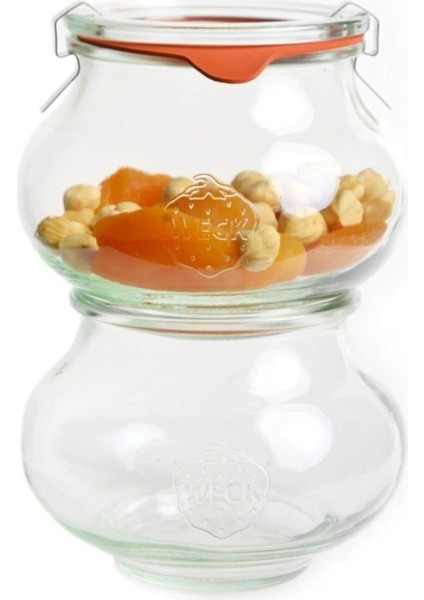 560 ml ve 901 ml Deco Kavanoz Seti (2'li) Beyaz, Şık ve Kullanışlı Saklama Çözümleri