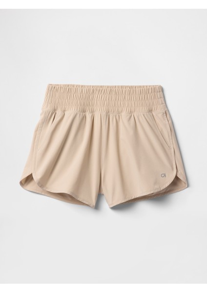 Kadın Krem Gapfit High Rise Koşu Şortu modelleri