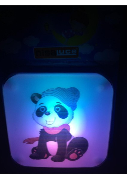 Mavi Renkli Çocuklara Özel Ledli Gece Işığı, Güvenli ve Şık Tasarım fiyatları