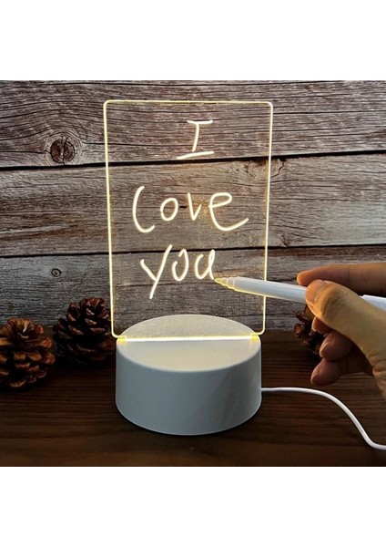 Beyaz LED Çizim ve Gece Lambası, Şık ve Kullanışlı Aydınlatma Ürünü fiyatları