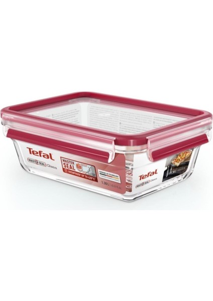 Fırınlanabilir Cam Saklama Kabı, 1,3 L, Kırmızı, Sağlam ve Şık Tasarım modelleri