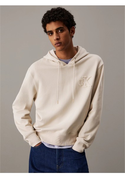 Ck J30J327245 Ck Applıque Hoodıe Erkek Sweatshırts fiyatları