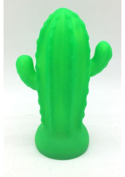 2'li Silikon Kaktüs LED Işıklı Gece Lambası Seti, Yeşil Renk