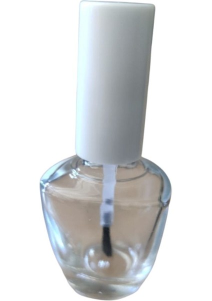 Cam Oje Şişesi 14 Ml, 20 Adet, Beyaz Renk, Güvenli ve Şık Tasarım