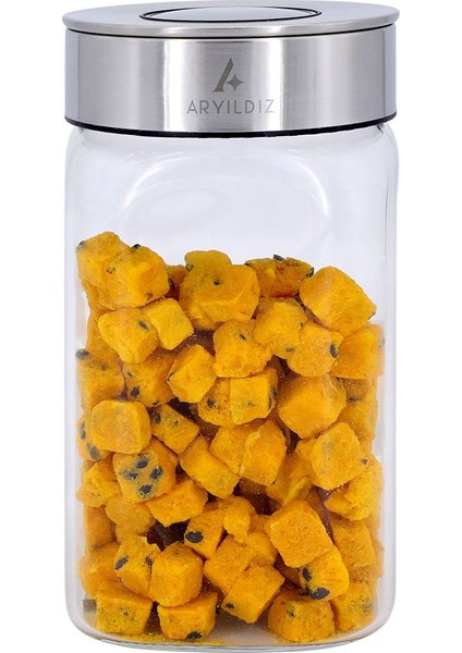 Çok Renkli Büyük Kavanoz 1000 Ml, Şık ve Dayanıklı Saklama Kapları