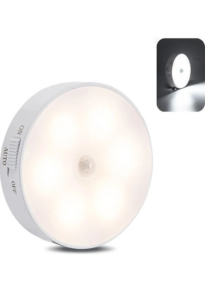 Sensörlü LED Dolap Içi Lamba, Beyaz, Enerji Tasarruflu ve Şık Tasarım