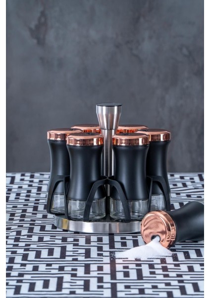 8 Parça Cam Baharat Takımı, Şık ve Kullanışlı Mutfak Gereçleri