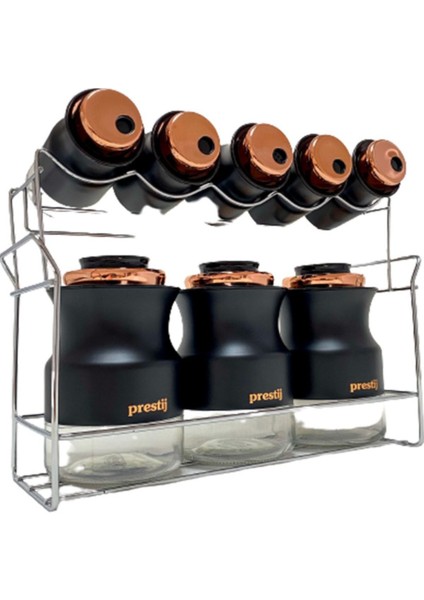 8'li Standlı Baharat Takımı, Şık ve Kullanışlı Baharat Düzenleyici Set fiyatları