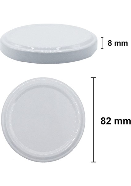 12'li Set 660 ml Şeffaf Cam Kavanoz, Metal Kapak, Konserve ve Saklama Için Ideal modelleri