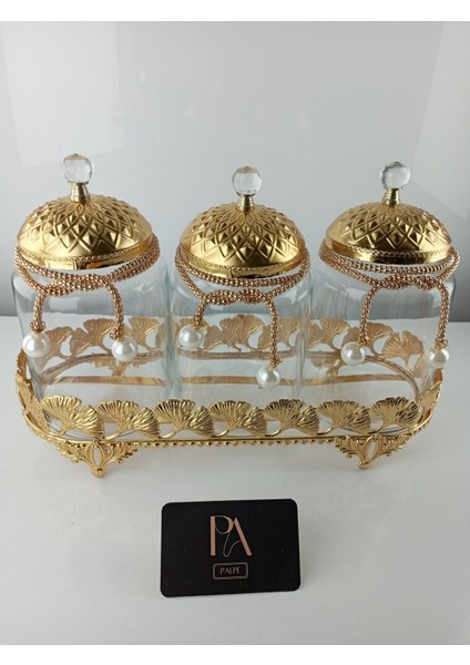 Renkli Dekoratif Çay Kahve Şekerlik Kavanoz Seti, Şık Sunum ve Söz Nişan Süsleri fiyatları