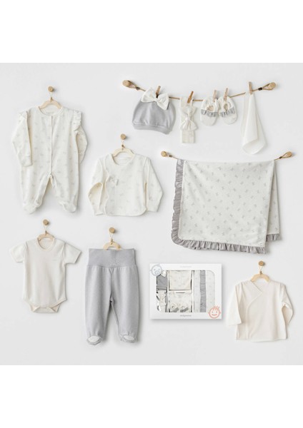 AC26251 Baby Bow Bliss 10'lu Hastane Çıkışı Ekru