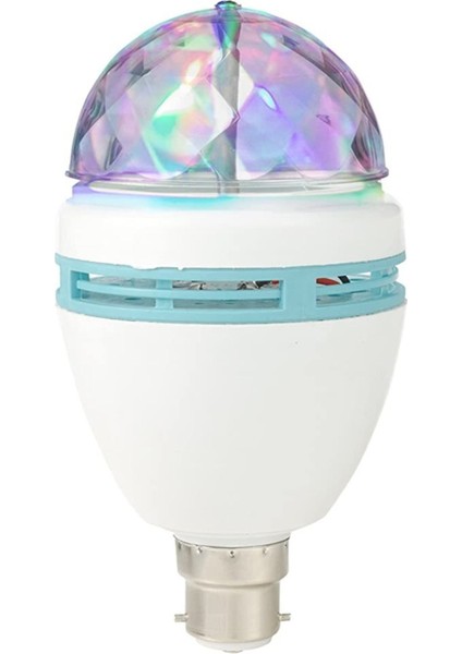 Renkli LED Ampul B22 3W, Disco ve Parti Işığı, Enerjik Atmosfer Için