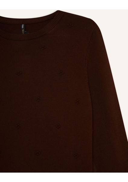 Regular Fit Bisiklet Yaka Triko Kazak F4084AX25WN