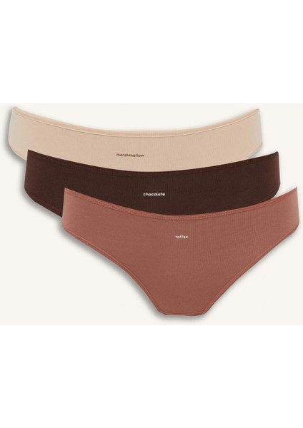 3'lü Brief Külot-Fall in Love D8630AX25AU