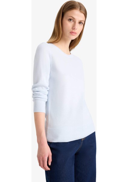 Regular Fit Bisiklet Yaka Triko Kazak F7091AZ25WN modelleri