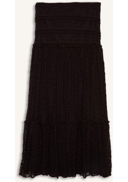 A Kesim Dantel Midi Etek F6601AX25AU modelleri